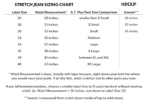 Handup Stretch Jeans (Pre-order)